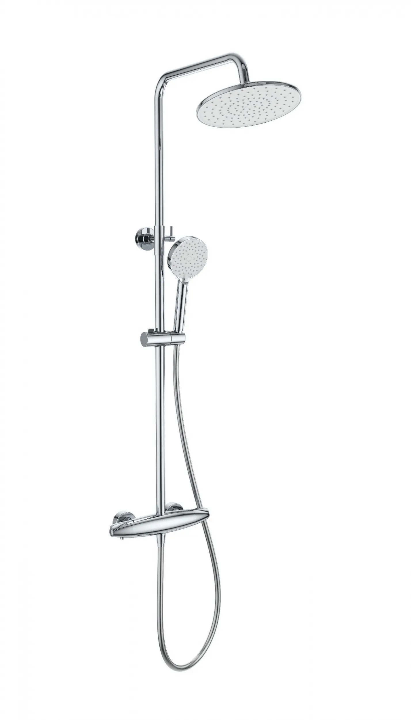 Душевая система с термостатом WONZON & WOGHAND CAPSULE, Хром (WW-B3031-A-CR)