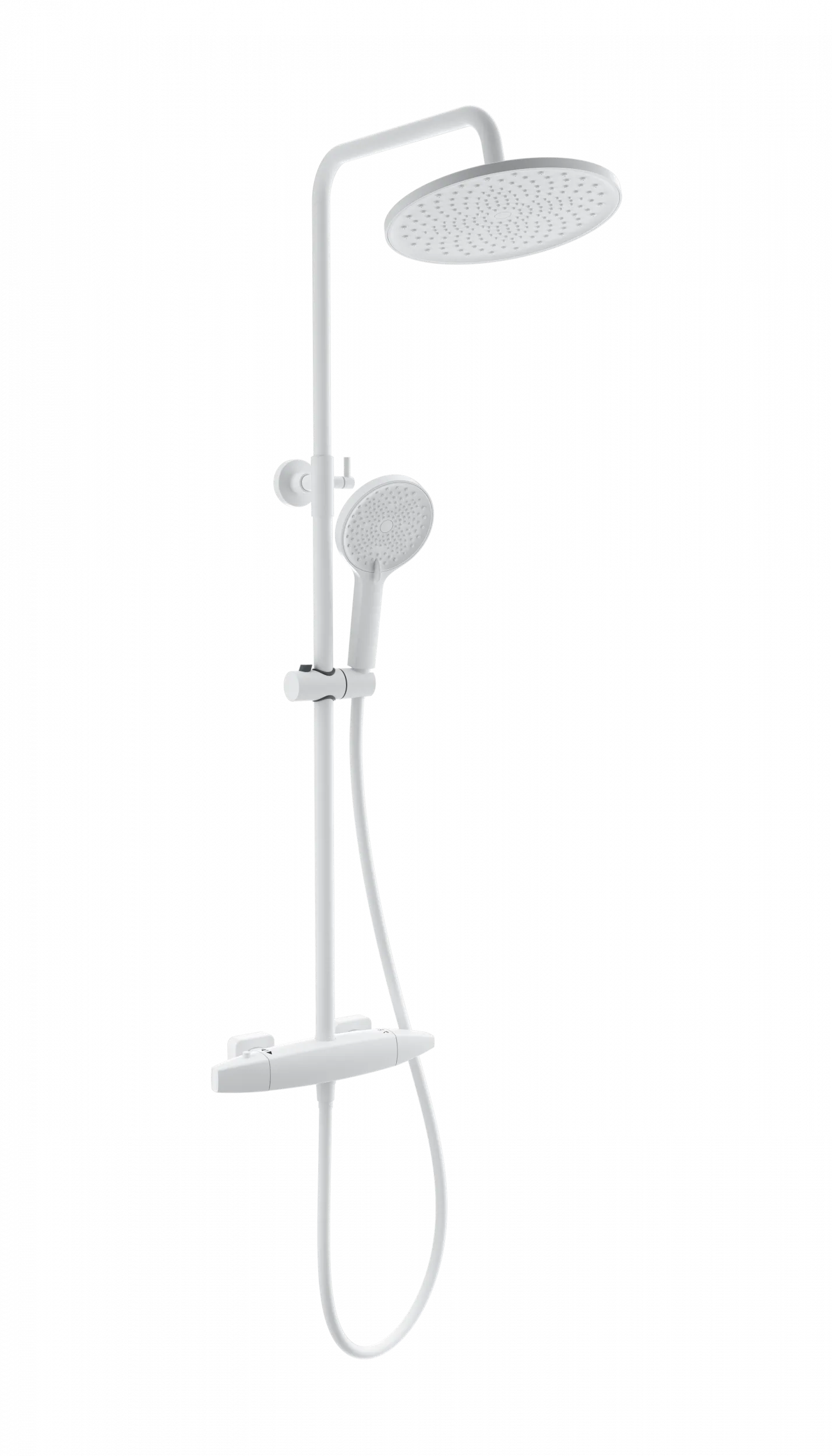 Душевая система с термостатом WONZON & WOGHAND NEO, Белый матовый (WW-B3035-A1-MW)