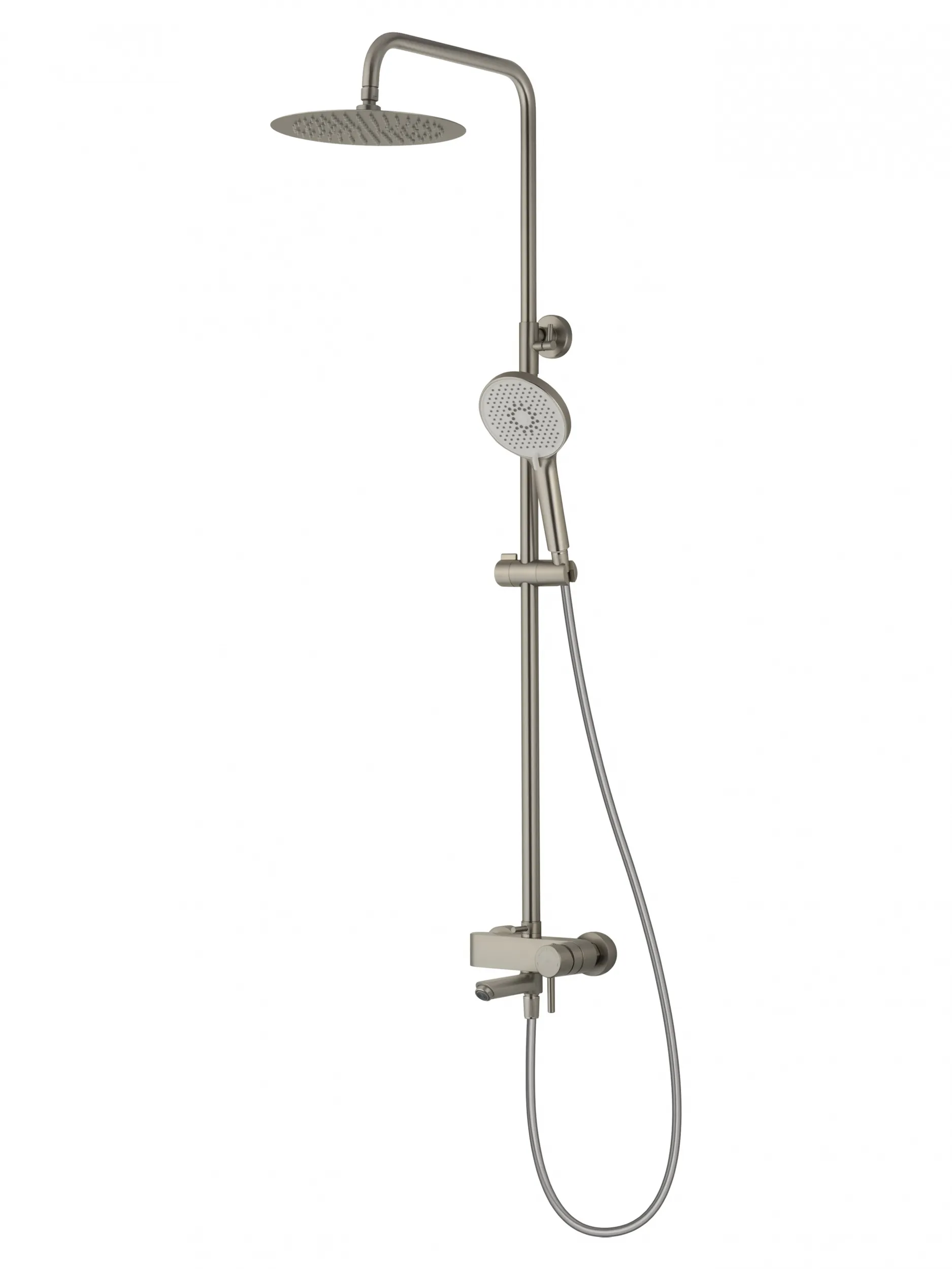 Душевая система WONZON & WOGHAND SOLO, Брашированный никель (WW-739032-BN)