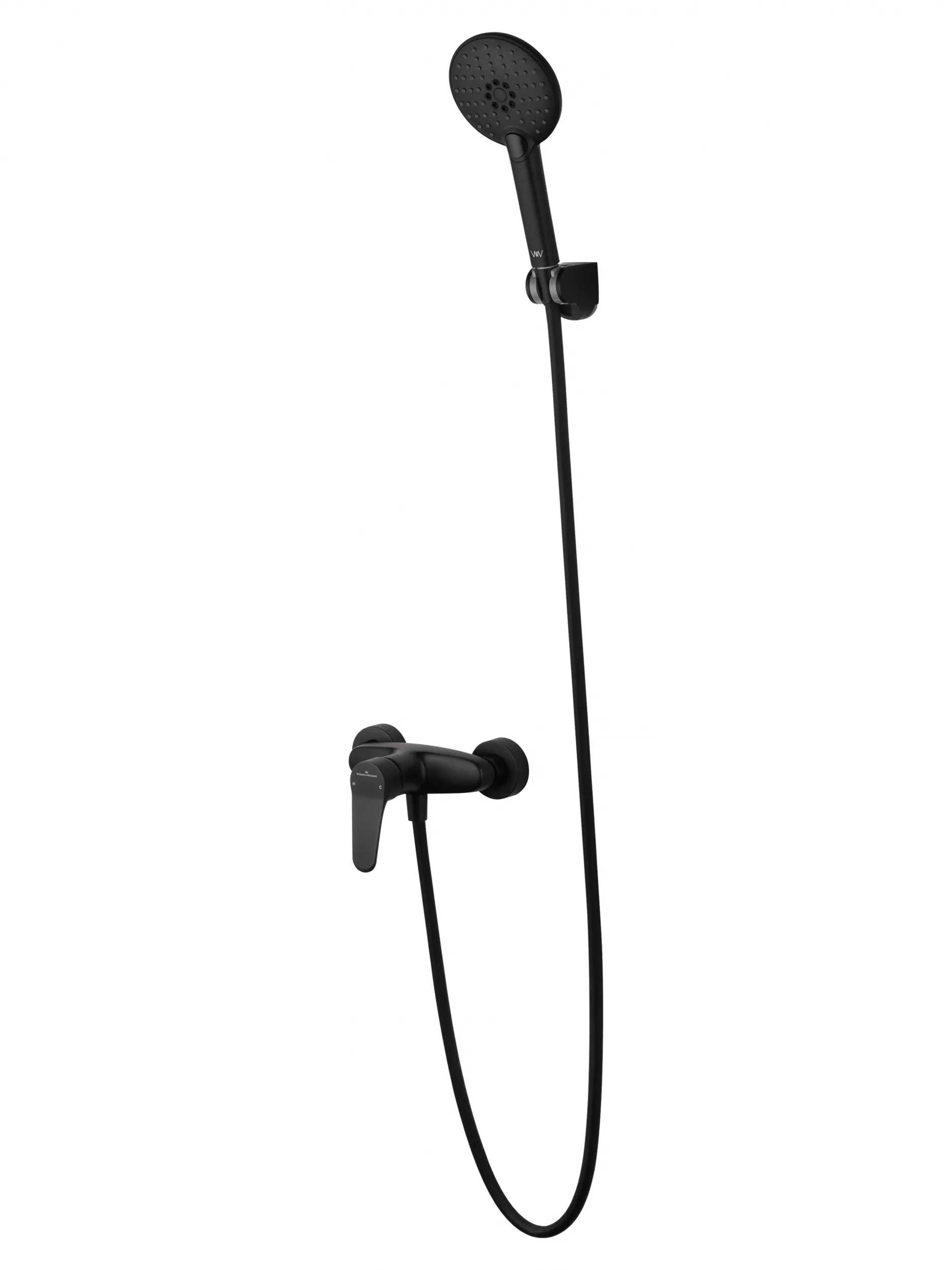 Смеситель для душа WONZON & WOGHAND ALFA, Черный матовый (WW-AE3102-MB)