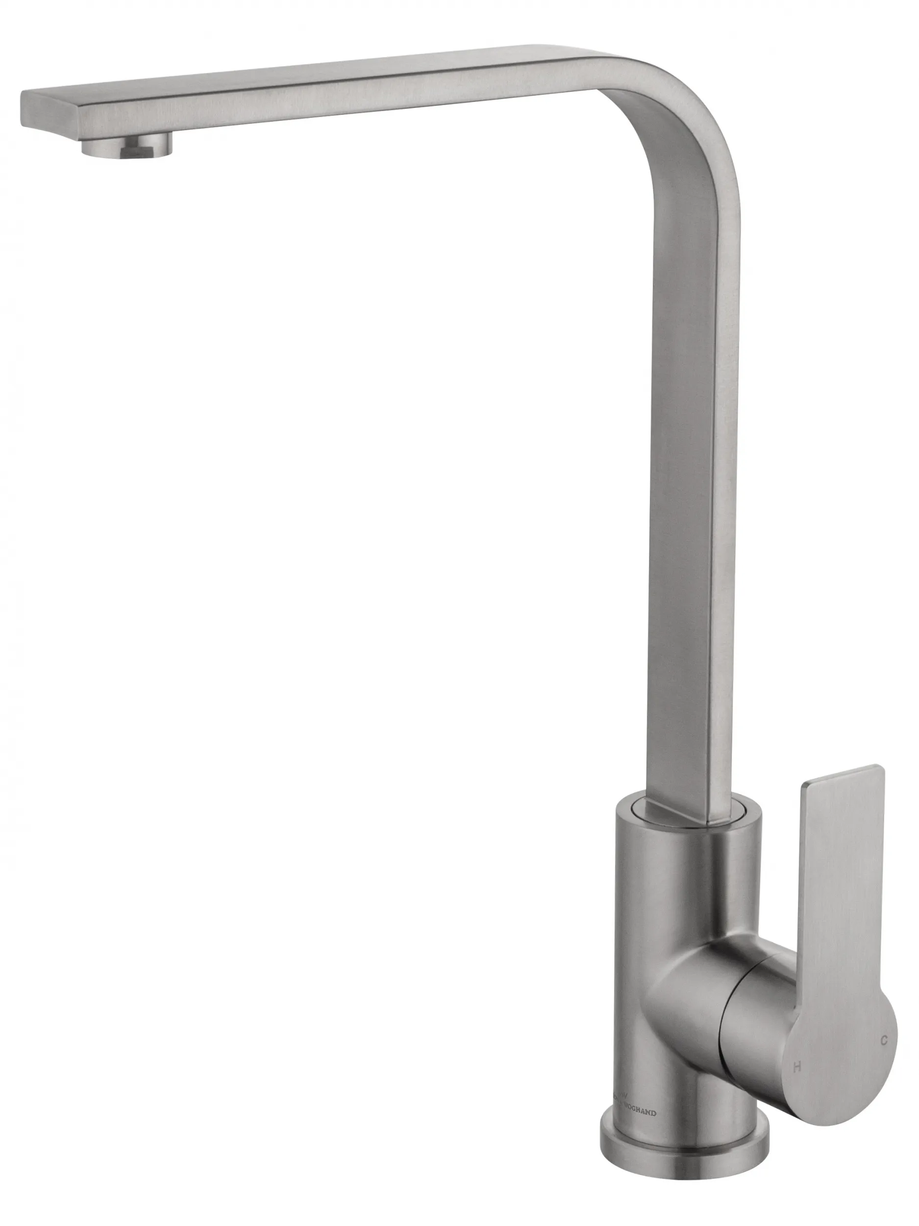Смеситель для кухни WONZON & WOGHAND,  Брашированный никель (WW-AE4550-BS)