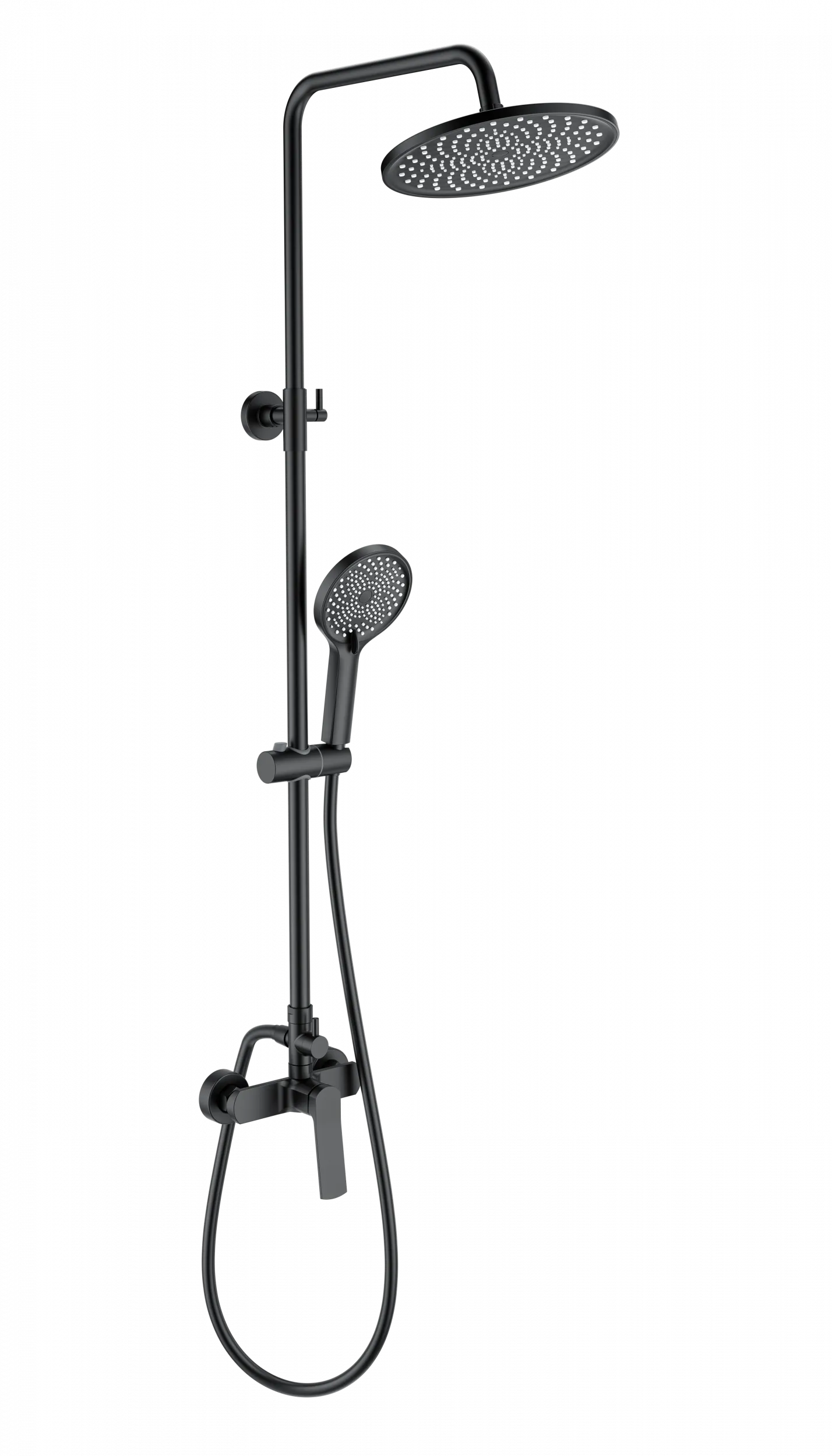 Душевая система WONZON & WOGHAND, Черный матовый (WW-B3200-MB)