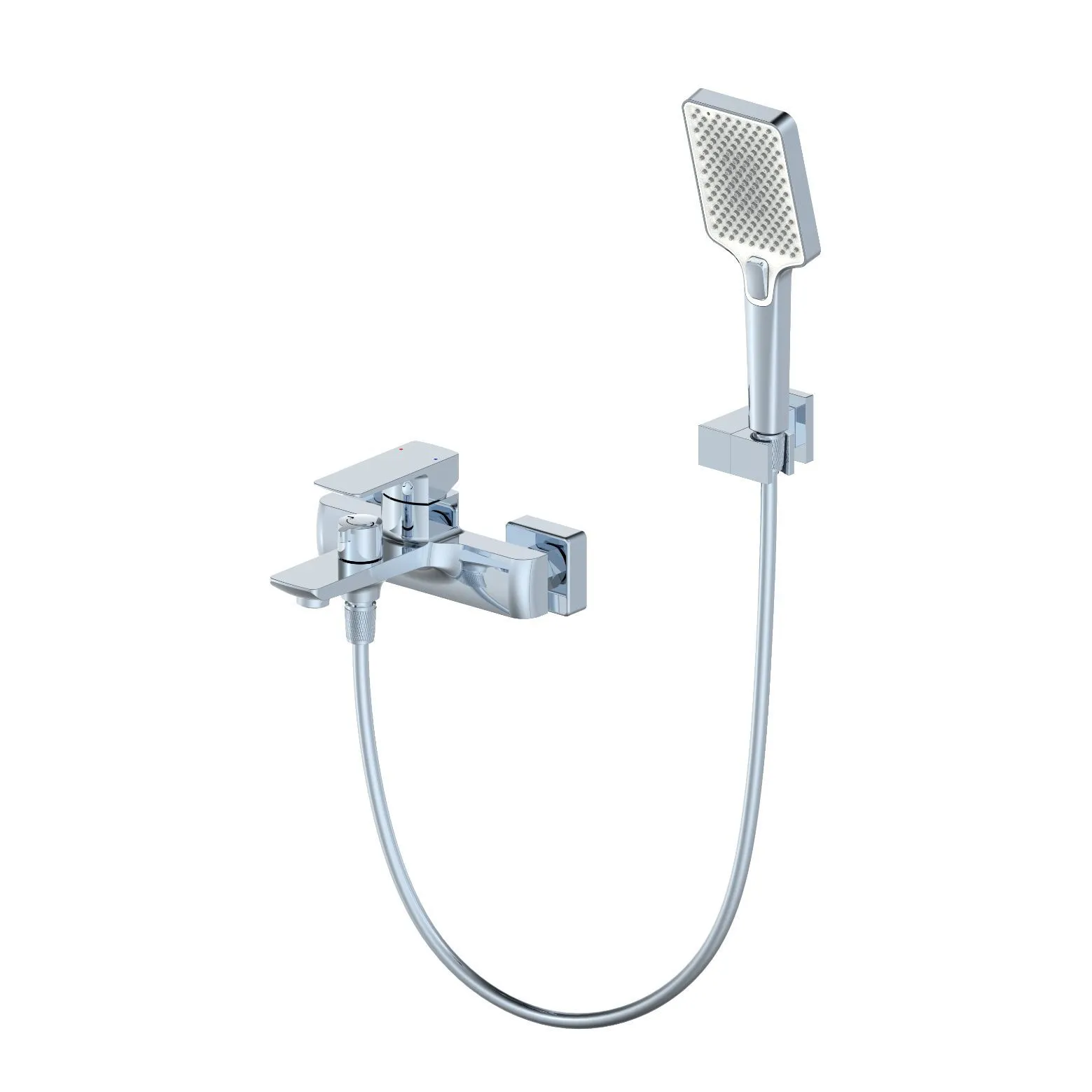 Смеситель для ванны с душем WONZON & WOGHAND EDGE, Хром (WW-88639003A-CR)