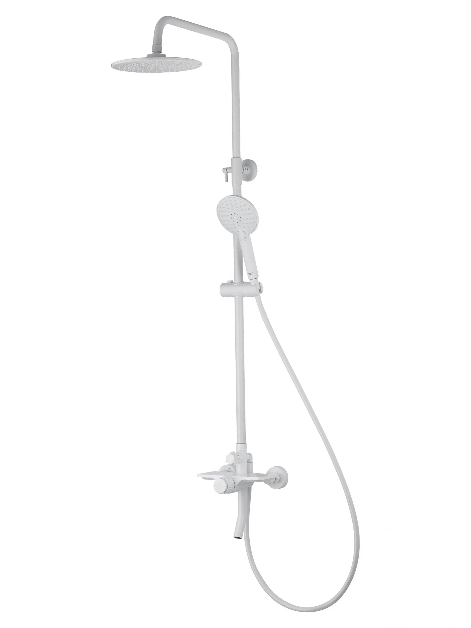 Душевая система WONZON & WOGHAND CLICK, Белый матовый (WW-N3S962-MW)