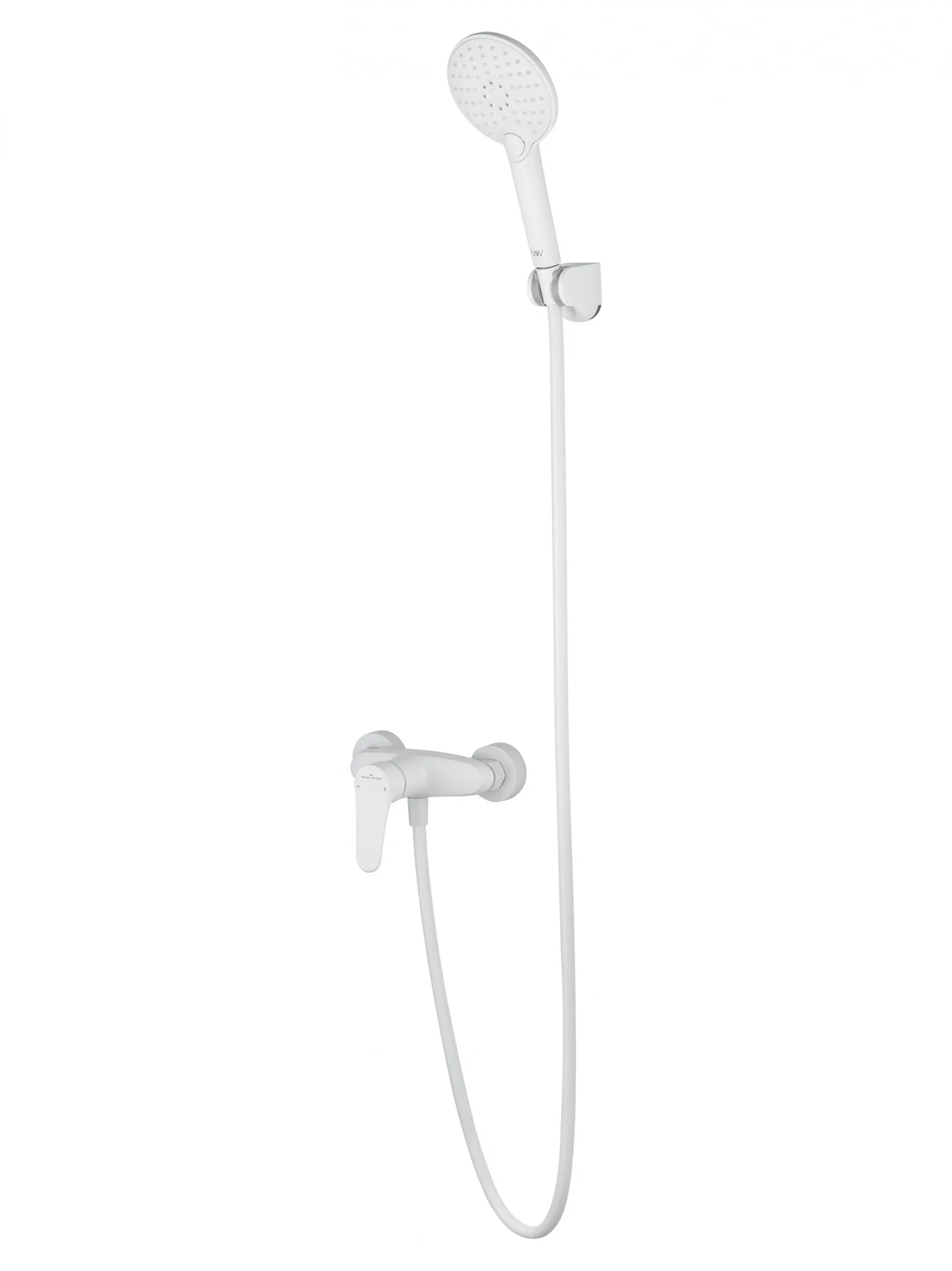 Смеситель для душа WONZON & WOGHAND ALFA, Белый матовый (WW-AE3102-MW)